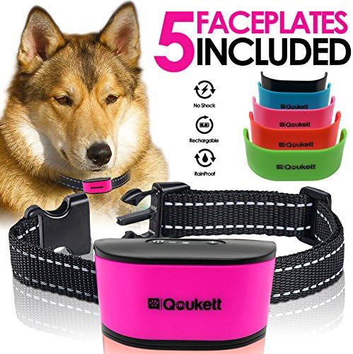 Bark Collar {2018 Upgrade} Humane Barking Collar, Rechargeable No Shock Anti Bark For Small To Medium Dogs, Adjustable Sensitivity Levels Sound Beep & Vibration Pet Training | Rechargeable Battery