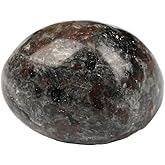 Erliway Flame Yooperlite Stone Healing Crystal Stones, 1.25-2.0" Large Reiki Healing Gemstones Natural Tumbled Polished Stones for Energy Witchcraft Therapy Meditation