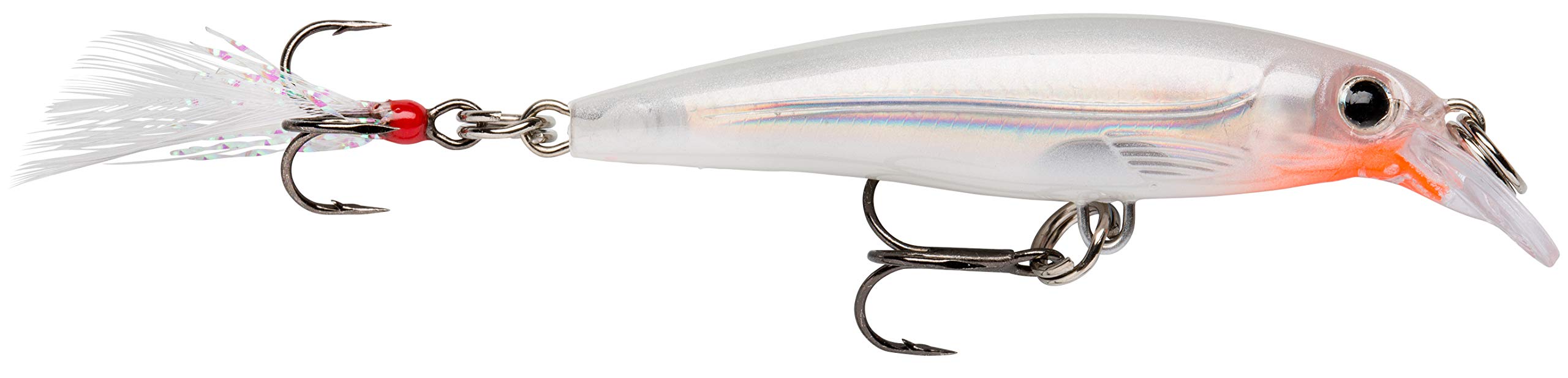 Rapala X-Rap Lure with Two No. 12 Hooks, 0.6-0.9 m Swimming Depth, 4 cm Size, Glass Ghost