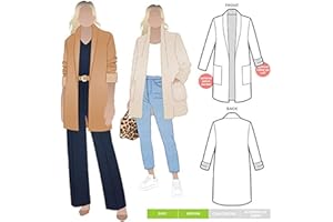Style Arc Sewing Pattern - Loren Jacket (Sizes 04-16)