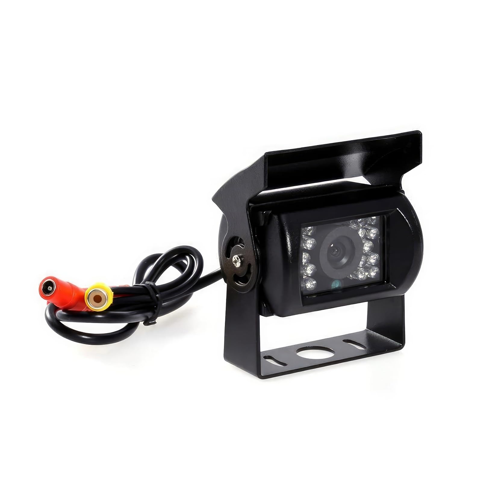 Riloer Car Reversing Camera, 9V-36V HD Backup Camera, Waterproof Front View CCD Camera for Truck Trailer Bus, with 18 Infrared LEDs Night Vision