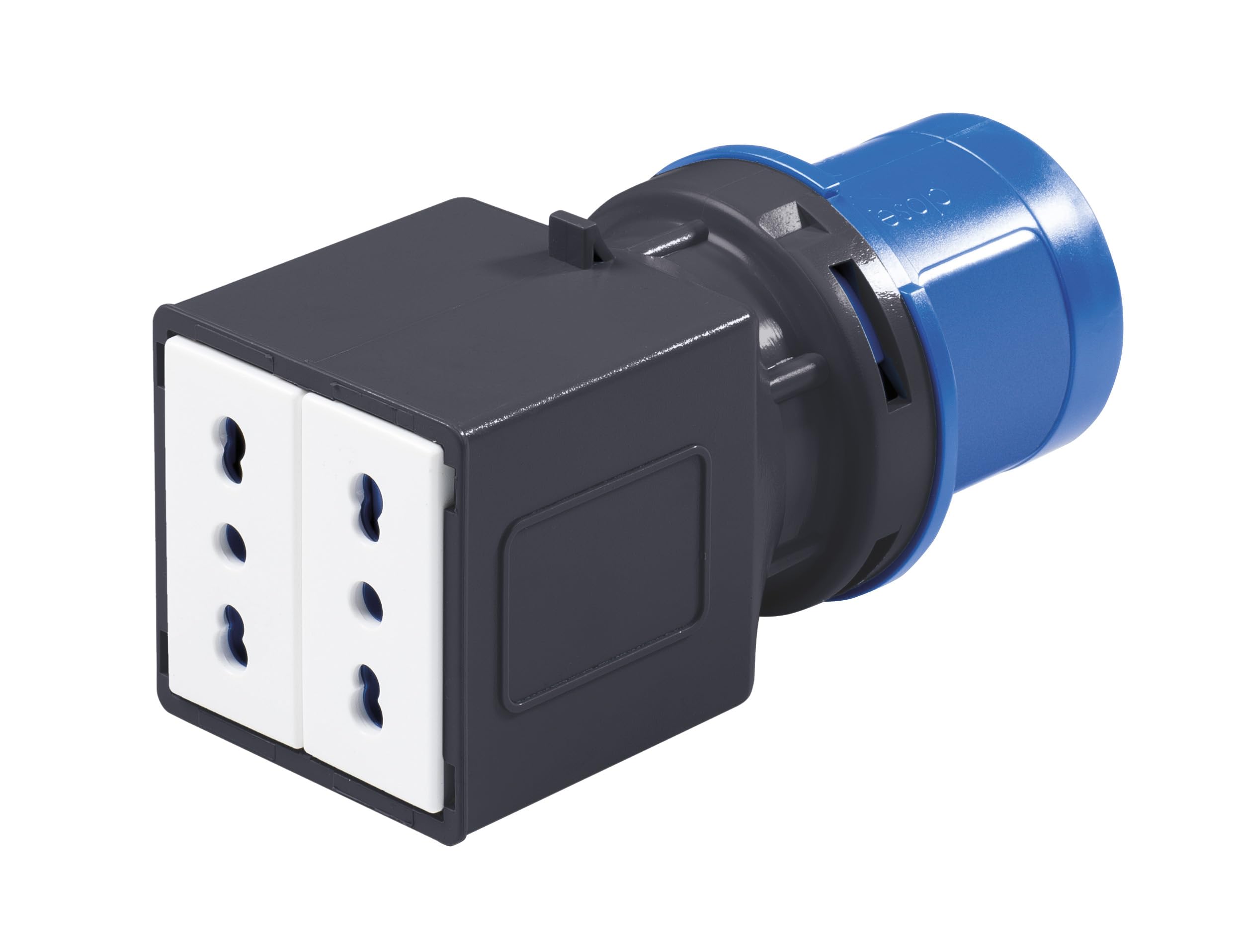 Rosi 1864 Industrial Adapter, Grey/Blue