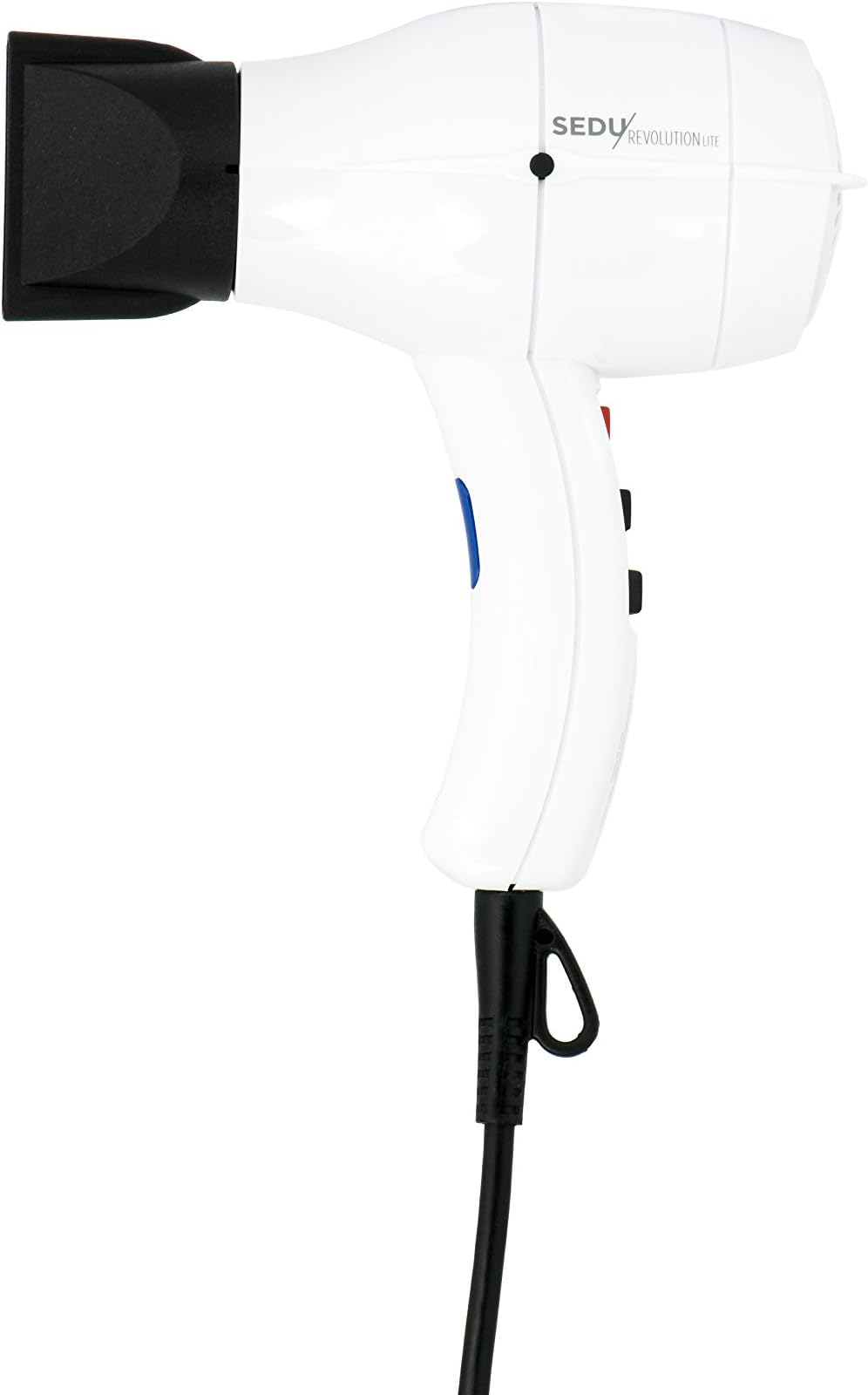 Sedu Revolution Lite 1600w Professional Hair Dryer with Lightweight Travel Frame, Professional Hair Dryer for Hair Stylists with Frizz and Static Control - White Sedu Blow Dryer for Home or Salons