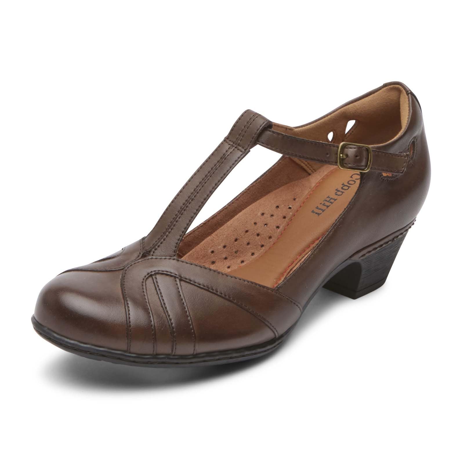 Cobb Hill Women’s Angelina Pump, Bark Leather, 8