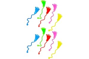 Stretchy Foot Toy - 14.5x3.5cm Silicone Stretchy Sensory Toys | 10X Elastic Pinching Game | Ultra Strong Sticky Foot Activity