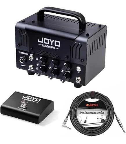 Amazon.com: JOYO Zombie II Tube Amp Head Bundle with CM-04 Mono