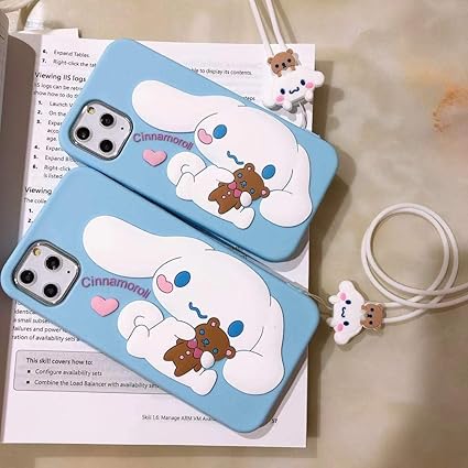 Amazon Co Jp ネックストラップ付 可愛らしいシリコン製iphone11ケース 耐衝撃性の強いシリコン製携帯ケース 可愛らしいキャラクター 携帯ケース Iphone11 6 1インチ 家電 カメラ