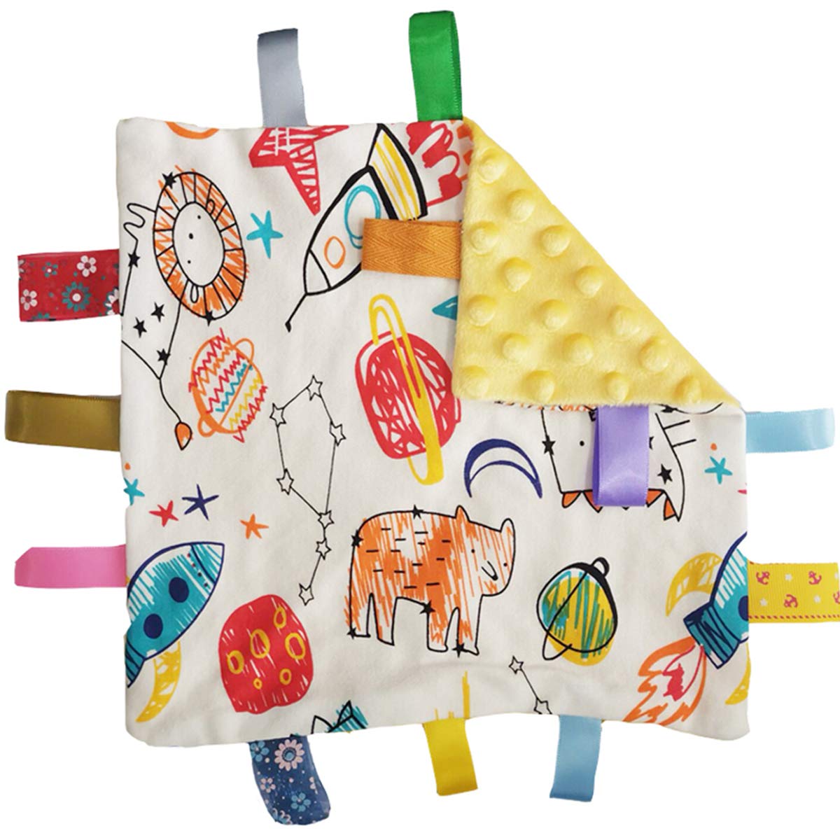 Taggie Decke Beste Geschenk Fur Kind Kleinkind Kind Taggy Troster Super Weiche Decke Spielzeug Mit Tags Baby Boy Blau Tag Sicherheitsdecke