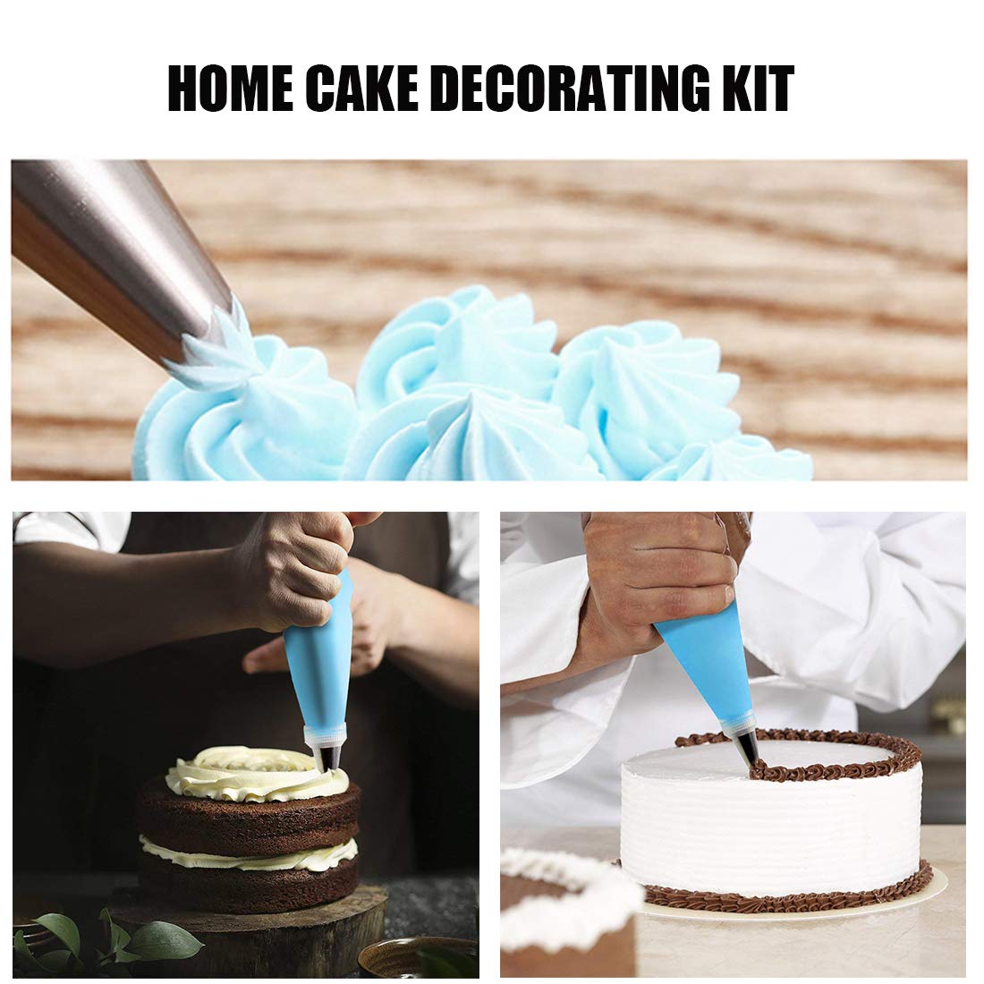 Accessoires De Decoration Ustensiles A Patisserie Napravi Rs 3 Poches A Douille 3 Coupleurs Avec Etui De Rangement Hiseea Douilles Poche 54 Pcs Douilles Poche A Douille Patisserie En Acier Inoxydable Diy Kits 48 Douilles