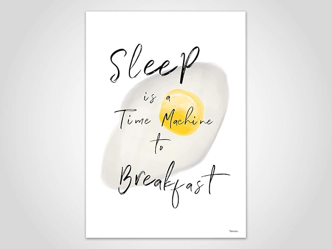 Breakfastposter Bild Kunstdruck Skandinavisch