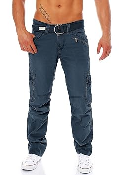Timezone Herren Cargohose blau 31/34