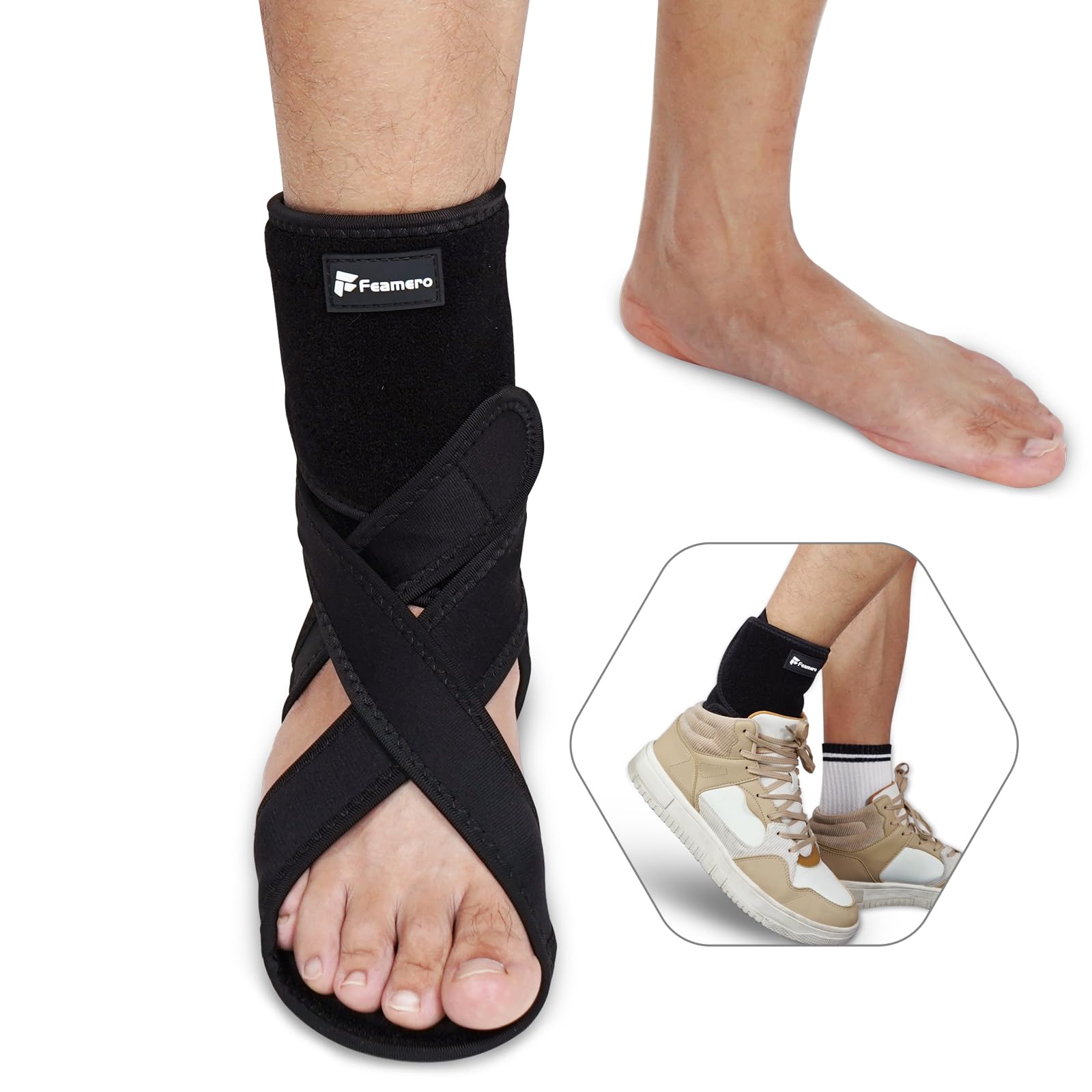 Mua Drop Foot Brace for Walking in Shoes, Adjustable Ankle Support