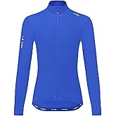 LE COL Women’s Pro Aqua Zero Long Sleeve Jersey | Breathable Cycling Shirt | Rear Pockets, Water Resistant, Zip Closure