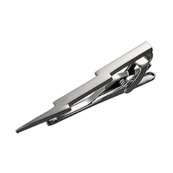 Yoursfs Black Cool Lightning Bolt Tie Clip for Men