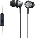Sony MDR-EX650AP Earphone with Brass Housing,Microphone and Control - Black