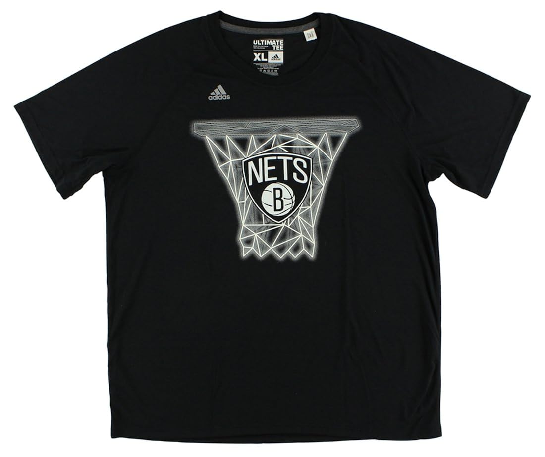 S Brooklyn Nets Net  T Shirt Black Seknovelty