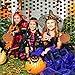 Black Pumpkin Happy Halloween Banner Halloween Party Banner Happy Halloween Sign for Haunted Houses Home Indoor Mantle Decor Pumpkin Halloween Party Decorations