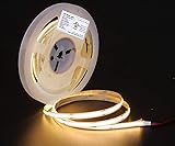 dephen UL-Listed COB LED Strip 16.4ft, Warm White