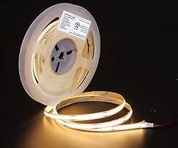 dephen UL-Listed COB LED Strip 16.4ft, Warm White