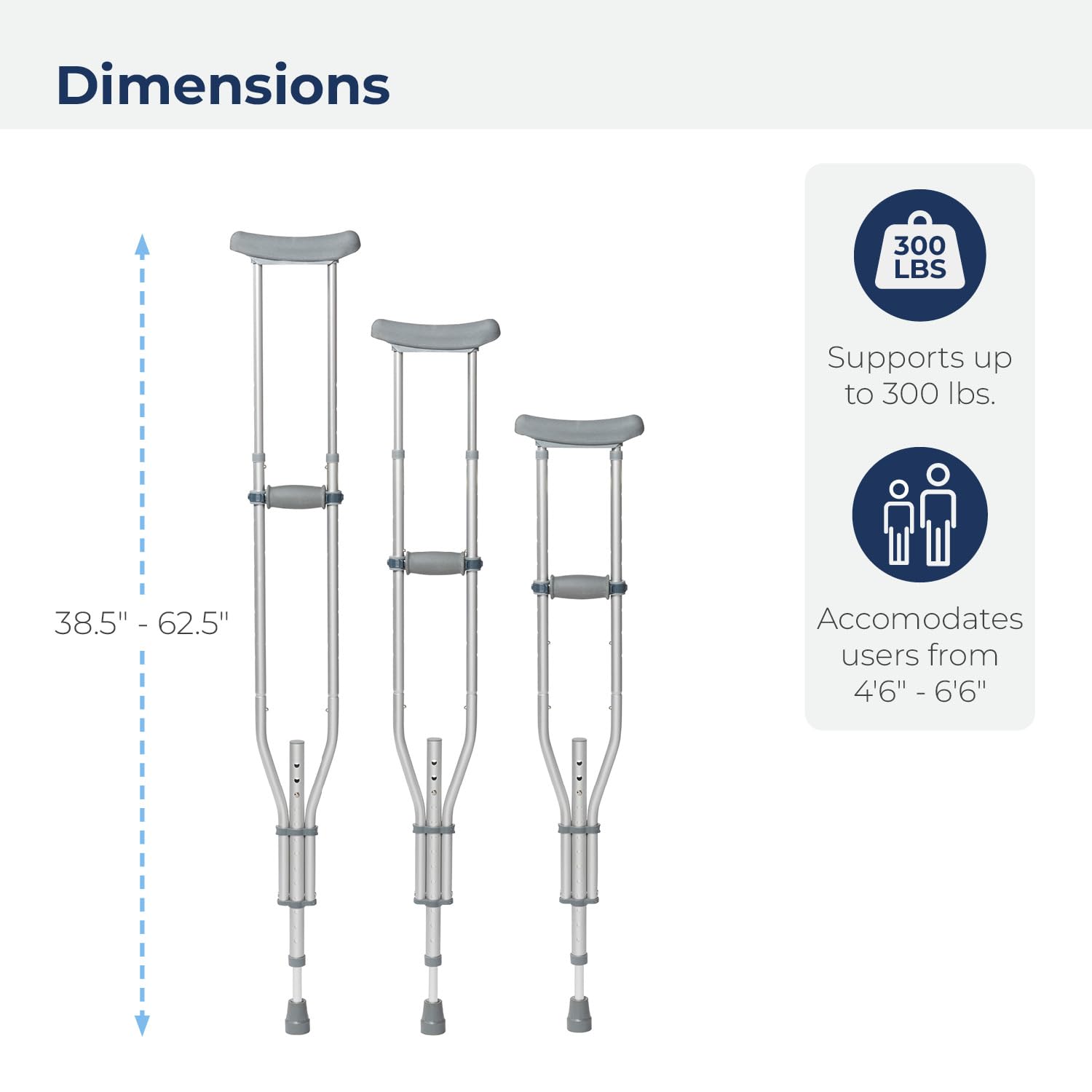 Drive Medical Crutches
