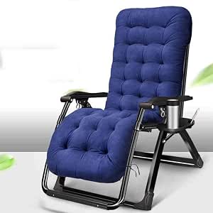 Amazon.com: Folding Lounge Chair for Heavy People, Grey ...