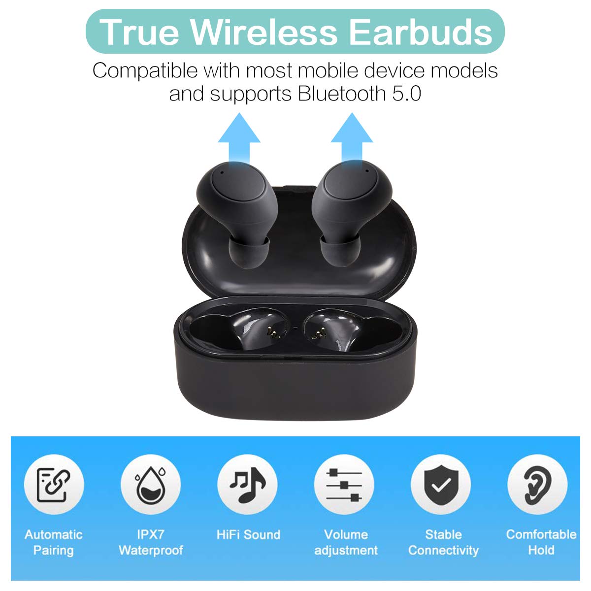 Auriculares Bluetooth V5.0 Auriculares Bluetooth V5.0