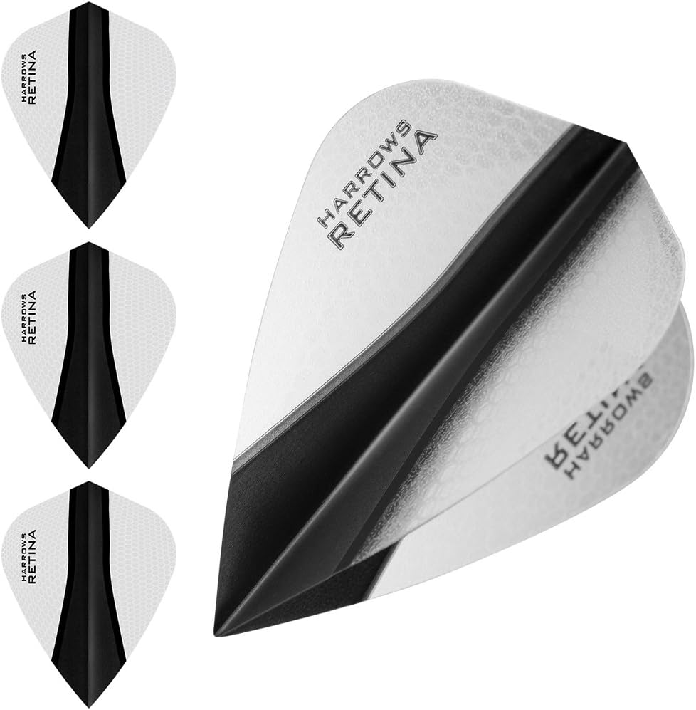 HARROWS retinax Dart Flights 5 sets (15) 100 micron Extra Stark