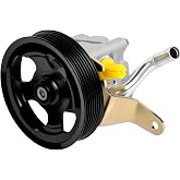 Daysyore Power Steering Pump 21-394 Fits for Infini-ti EX35 EX37 FX35 FX37 | Power Steering Pump with Pulley for G35 G37 M35 Q40 Q50 Q60 Q70 Q70L QX50 QX70 V6 3.5L 3.7L Replace OE 49110-1CB0A 491101CB0B
