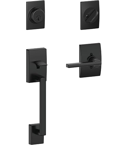 Copper Creek FZ2610XKLL-SS Craftsman Front Entrance Handleset in