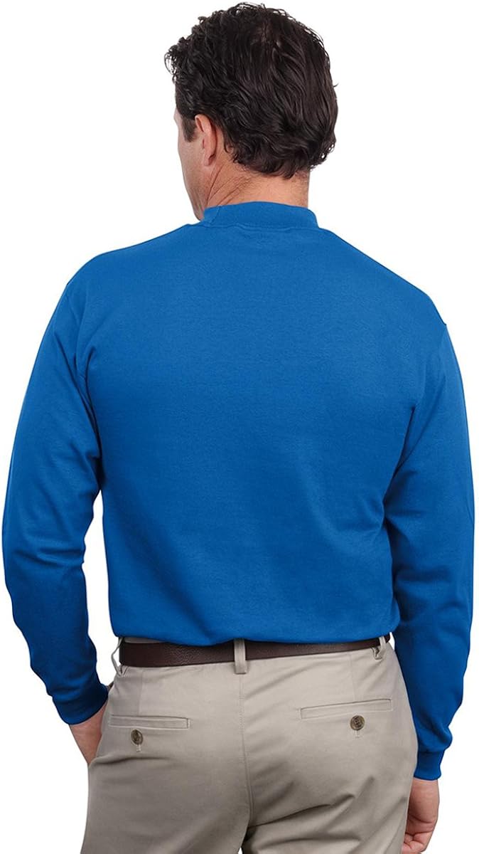 Port & Company Mock Turtleneck - PC61M at  Men’s Clothing store: Pullover Sweaters