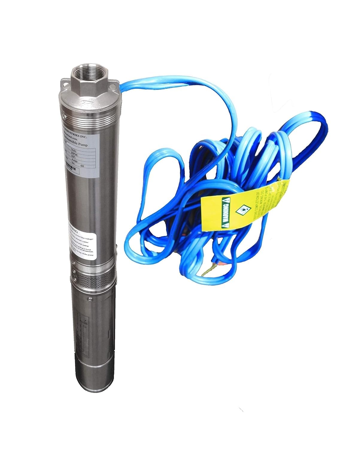 Photo 1 of ***SIMILAR TO STOCK IMAGE*** Pump, Deep Well Submersible Pump, 1 Hp, 230V, 33 Gpm, 207 feet, Stainless Steel, Long Life