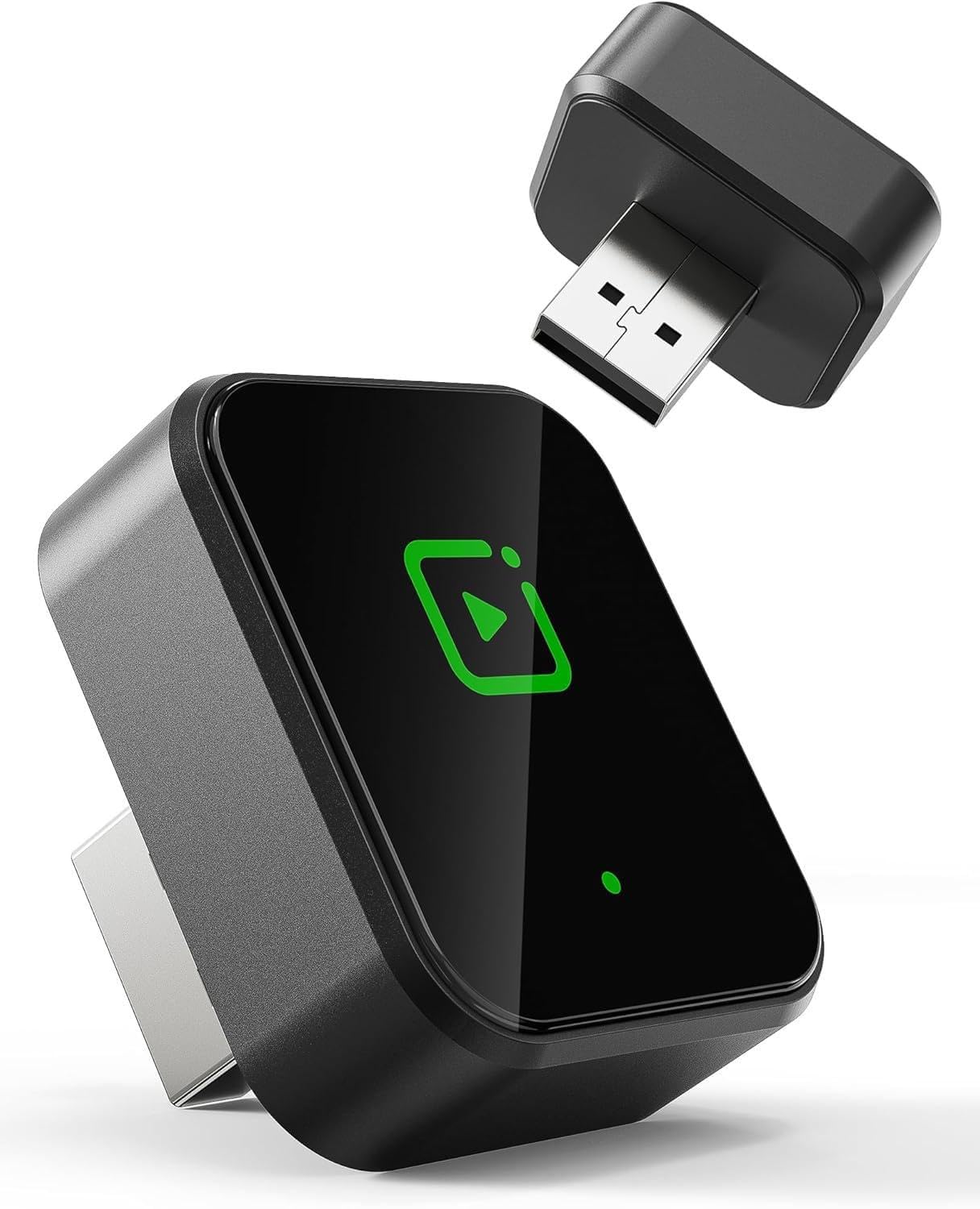 Photo 1 of CarPlay Wireless Adapter for iPhone, 2025 Upgraded Converts Wired to Wireless Carplay Adapter Dongle, Plug & Play, Auto Connect, Mini Size, Zero Latency, Compatible with Vehicles 2016+& iPhone(Grey)