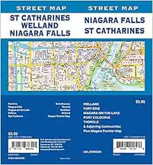 Street Map Of St Catharines Niagara Falls / St. Catharines / Welland, Ontario Street Map: Lucidmap / Gm  Johnson: 9781770686595: Amazon.com: Books
