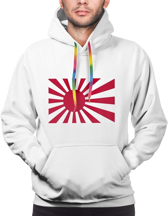 Amazon Co Jp Bydeclan トレーナー メンズ スウェットパーカー 春秋スウェット 日本 旭日旗 フード付 長袖カットソー かっこいい シンプル カジュアル スポーツ トレーナー 秋服 服 ファッション小物