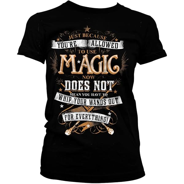 HARRY POTTER Maglietta Ufficiale Per Donna - Nero, Taglia X-Large (XL) - Merchandising Originale - 2