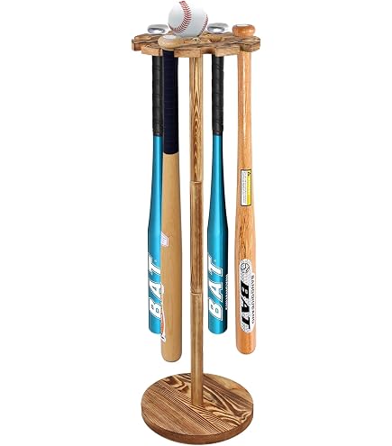 2Pcs Batte de Baseball Support Mural Horizontal Acrylique Support de