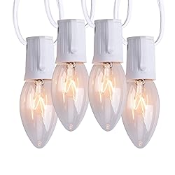C9 Christmas String Lights Outdoor 50ft Vintage