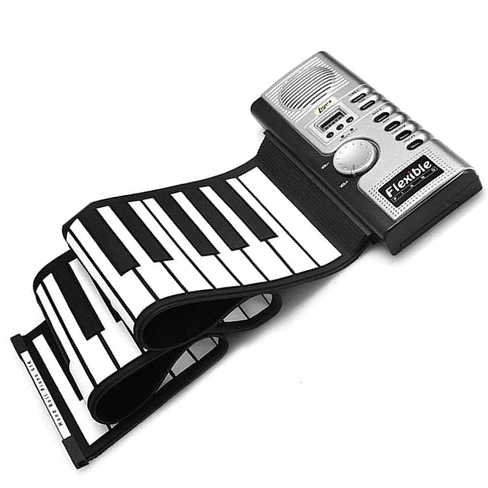 Lychee Portable Flexible 61 Keys Roll Up Soft Keyboard Piano MIDI Folding Electronic Piano Musical Instruments