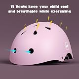 XJD Kids Helmet Adjustable 3-13 Years Pink Purple Small CE Certified view 4