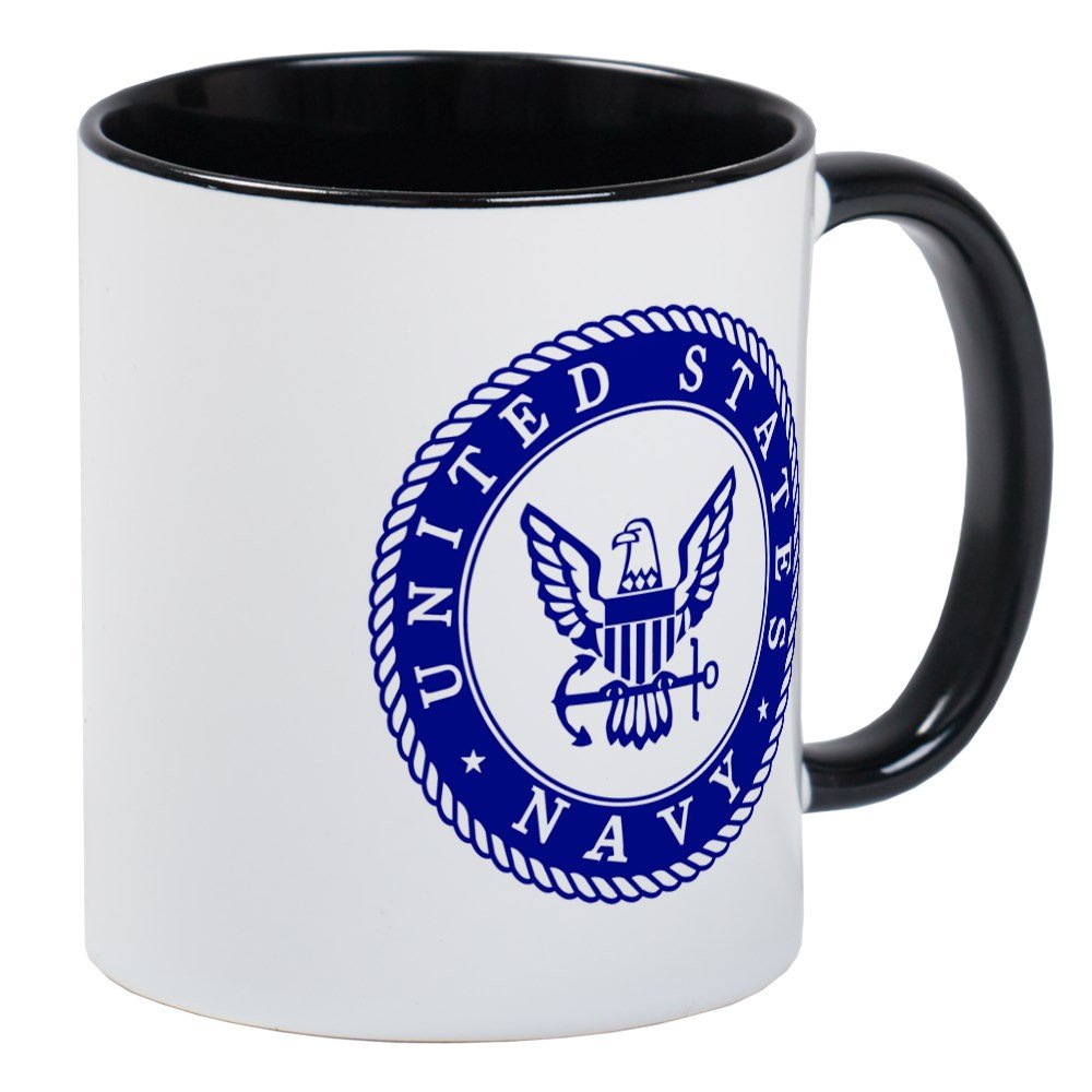 CafePress US Navy Mugs Unique Coffee Mug, Coffee Cup