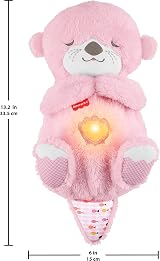 Fisher-Price Soothe ‘n Snuggle Otter Pink Plush Sound Machine 0+ Months view 6