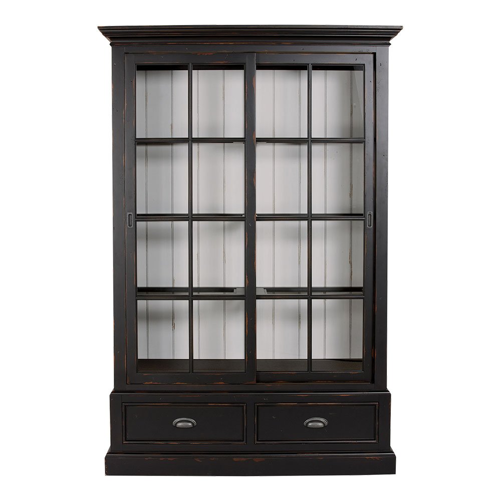 Amazon Com Ethan Allen Ridgedale China Cabinet Vintage Charcoal