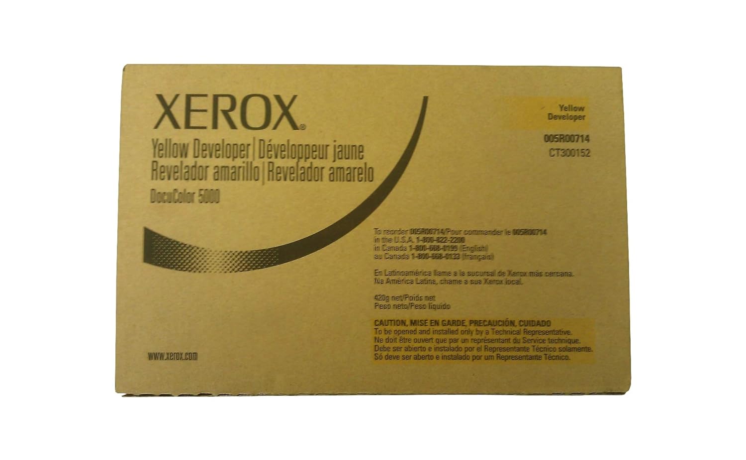 Xerox Docucolor 5000 Yellow Developer 5r714 Amazon In Computers