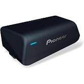 PIONEER TS-WX010A Compact Under-Seat Powered Subwoofer 160W Max | Pre-Loaded Sub with Built-In Amp for Easy Bass Upgrade, High-Level Input, Works with Most Factory or Aftermarket Radios