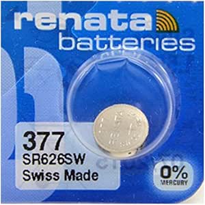 Renata Batteries 377 Silver Oxide 