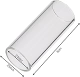 Pangda Glass & Stainless Steel Slide Set for Guitar Bass 6 cm 2 pcs view 2
