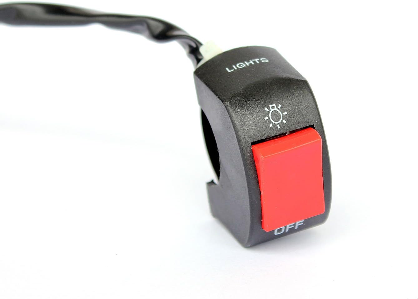 Ytian 7/8 inch Universal Motorcycle Handlebar Switch Fog Light/Spot Light Switch for U5 U7 U2 LED Headlight Scooter Electrombile - Image 3
