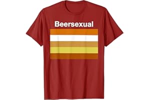 HTUANBAQ I’m Beersexual Beer Lover Pun Drinking LGBTQ Design T-Shirt