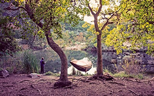 Grand Trunk Skeeter Beeter Pro Mosquito Hammock - Portable and Packable Camping Hammock with Mosquito Net and Suspension Kit - Olive Green/Khaki