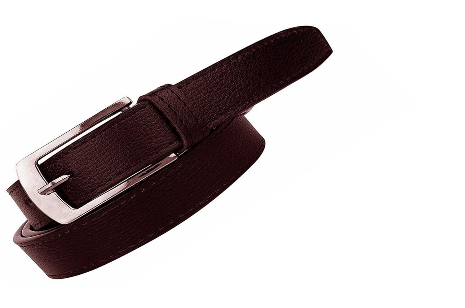 elligator black & brown coloured synthetic combo of belt